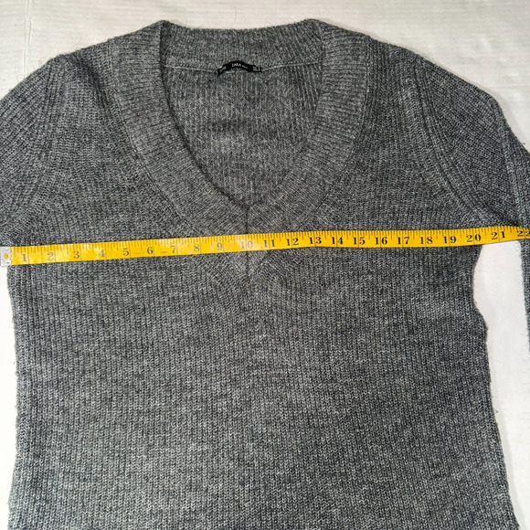 Zara Knit Womens M Sweater Autumn Cool Weather Academia Preppy Cozy Comfy Preppy - Picture 7 of 8